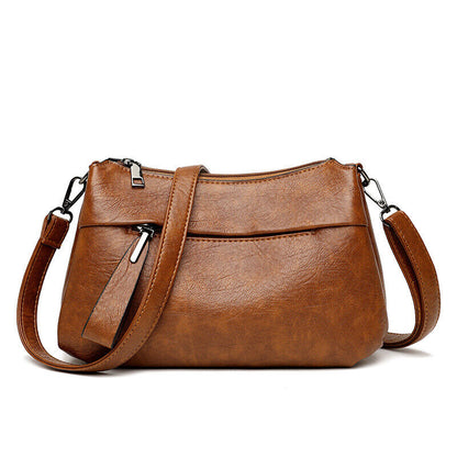 Women's Leather Shoulder Crossbody Bag Lady Satchel Tote Bag Messenger Large