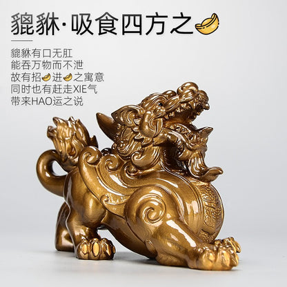 14.2cm Exquisitely Tea Table Decoration Absorbing Wealth Tea Service Tea Playing