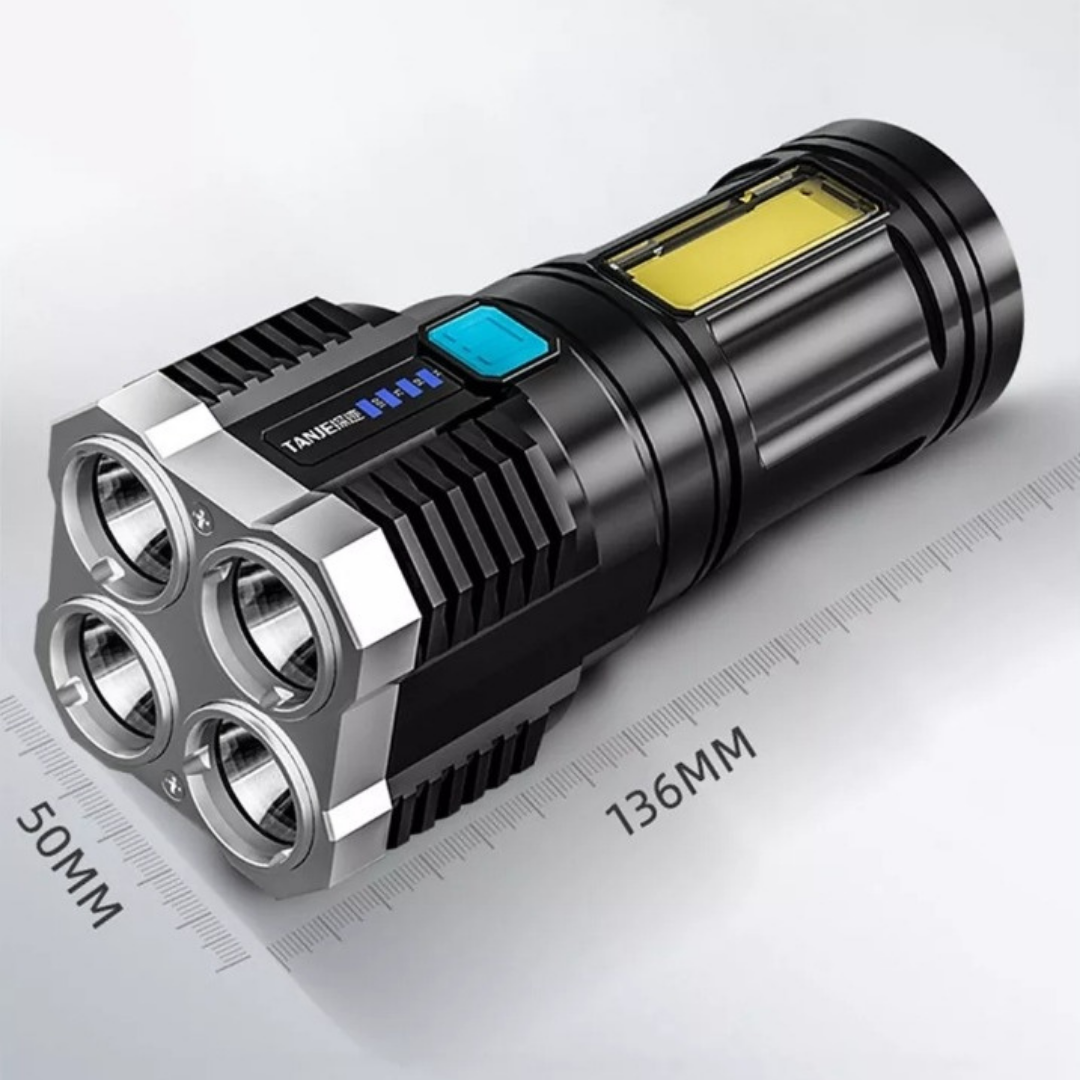 2 Linternas Alta Potencia Batería Poderoso Linterna Camp Recargable LED NEW 2023
