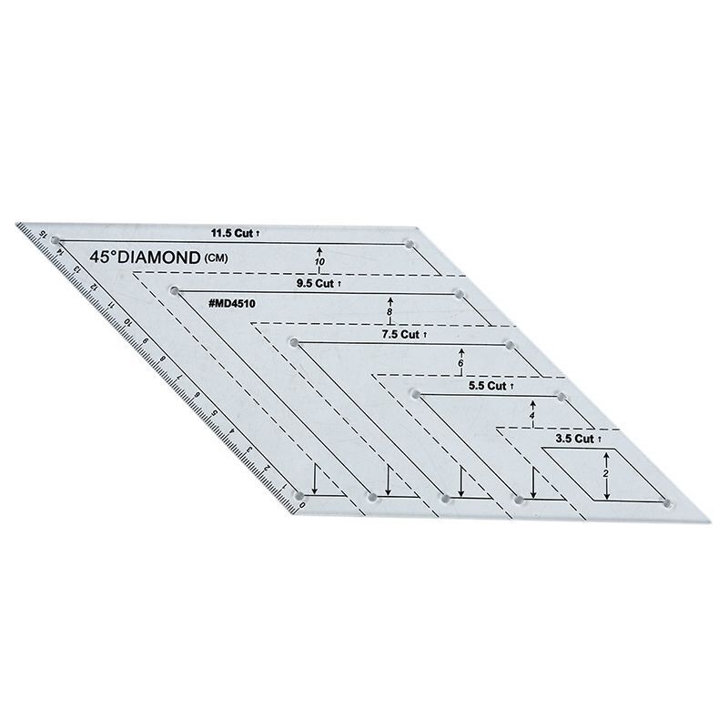 Patchwork Ruler Transparent Acrylic Quilting Yardstick Cloth Cutting Sewing Tool