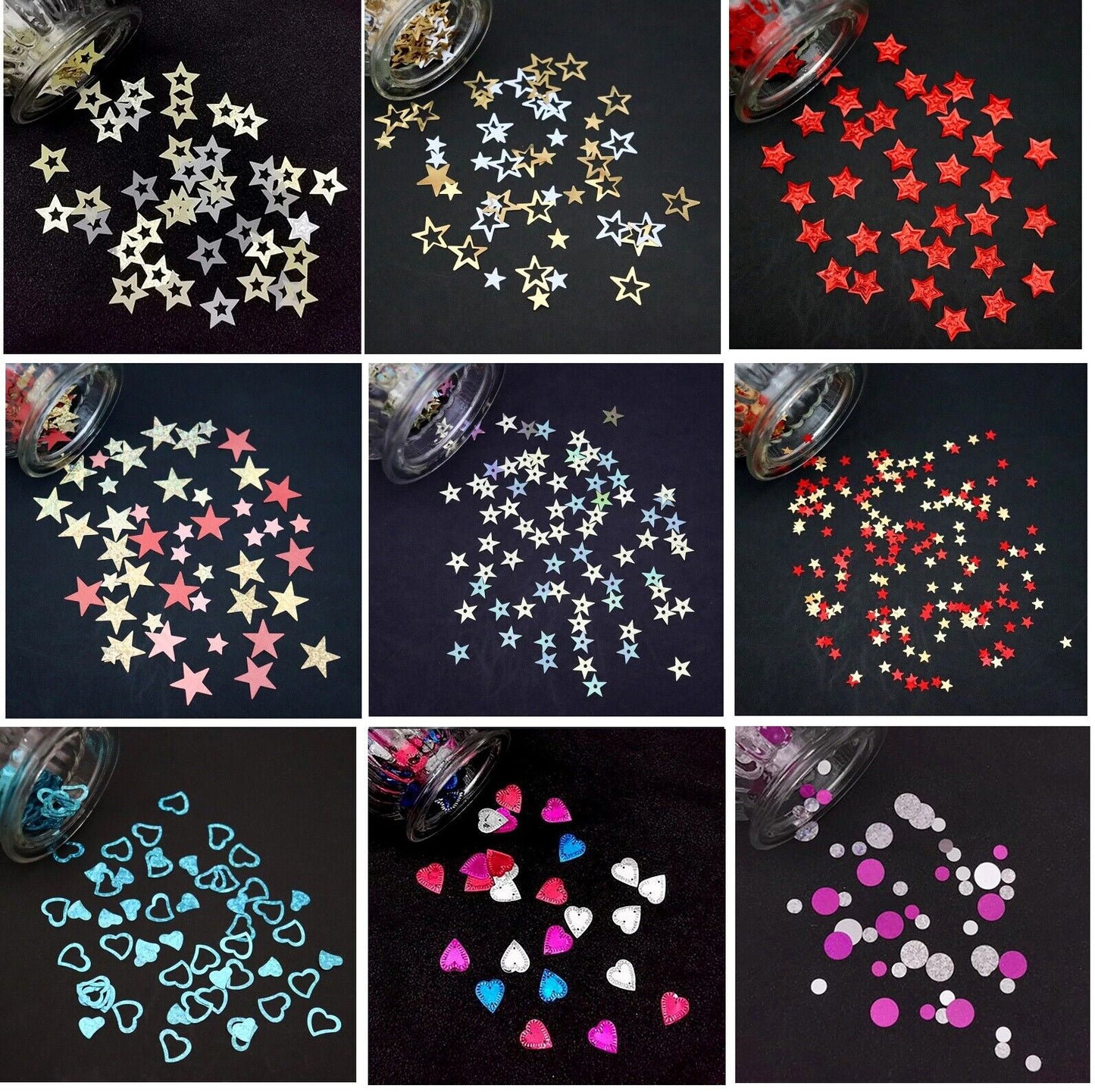 Confetti 15g Star Dots Golden Silver Sequins Baptism Birthday Party Events Decor