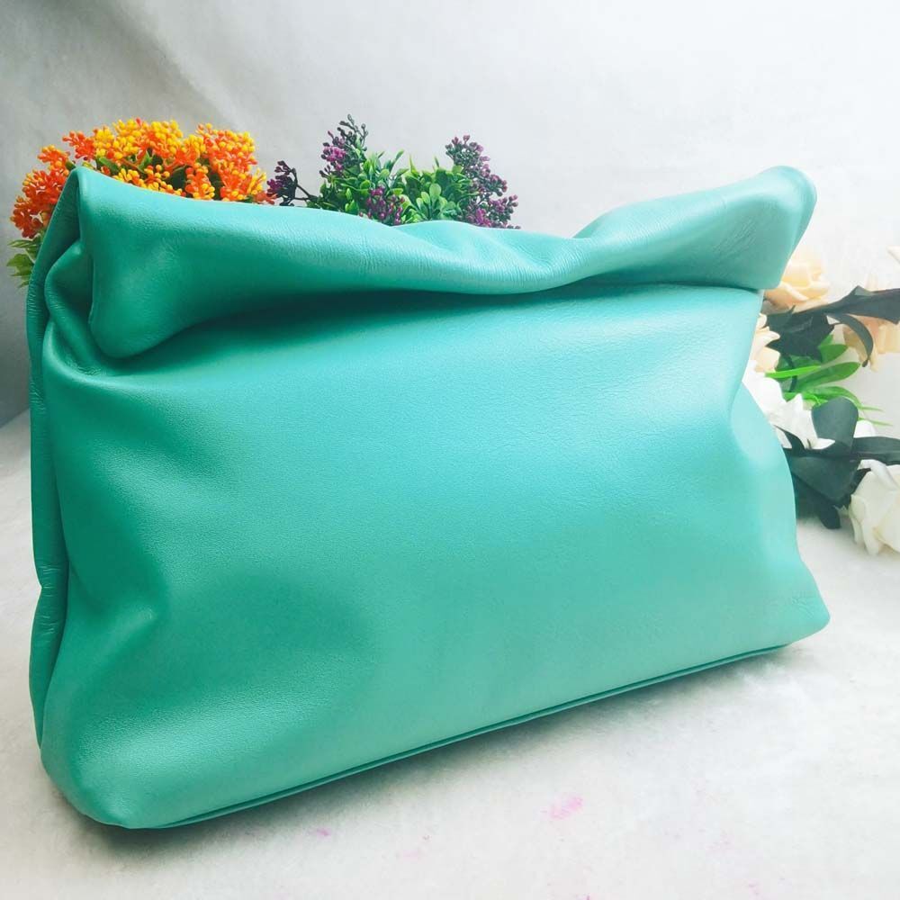 Cowhide Mobile Phone Purse Handbag High Portable Genuine Leather Handbag 32*28CM