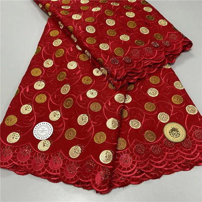 5 yard Swiss lace latest heavy beaded Embroidery 100% lace popular