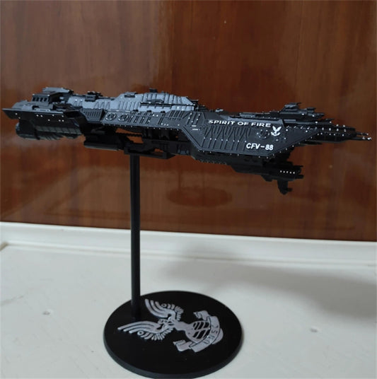 Halo 4 UNSC 火灵号 CFV-88 Spaceship Model Resin Spacecraft Figure Toy