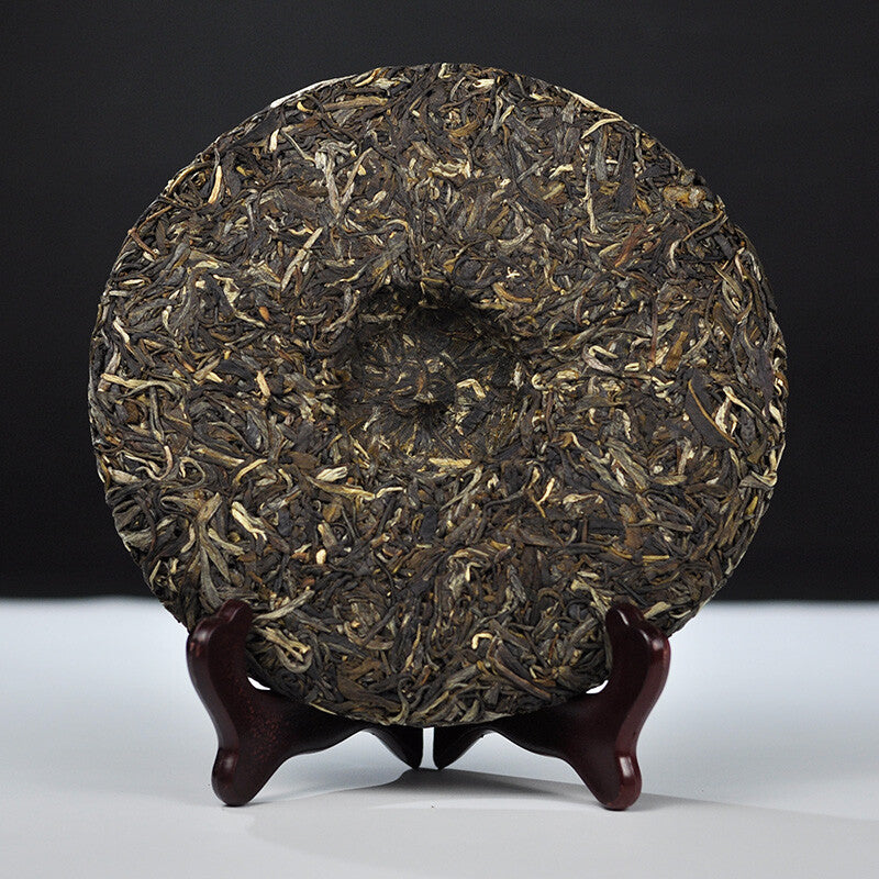 LaoTongZhi 2018 Haiwan Raw Puer De Gao Wang Zhong Tea Old Comrade 400g Shen Puer