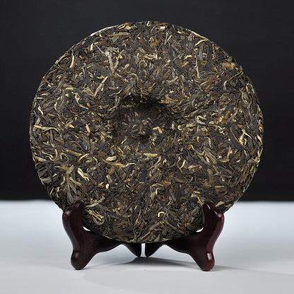 LaoTongZhi 2018 Haiwan Raw Puer De Gao Wang Zhong Tea Old Comrade 400g Shen Puer