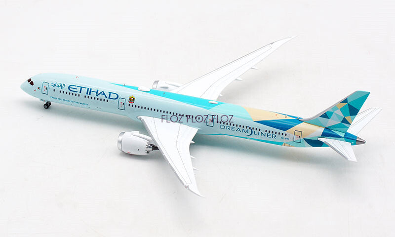 JC Wings Etihad Airways B787-10 A6-BMH From ABU DHABI TO THE WORLD 1:400 Model