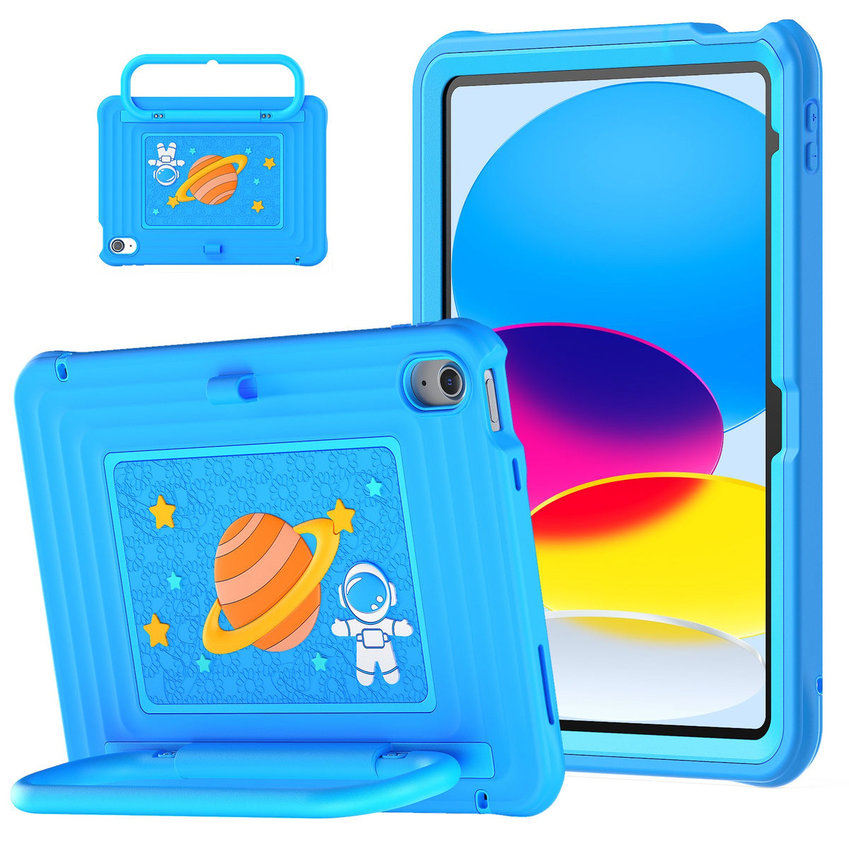 iPad11A16 Tablet Case Air6 Children's Silicone Anti-drop Bracket Shell A11plus