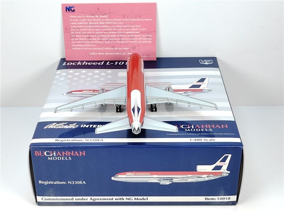 1:400 NG Model Atlantic International Lockheed L-1011-1 Aircraft Diecast Model