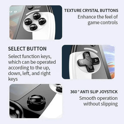 X9 Handheld Game Console 5.5 Inch IPS Screen, Video Games Console 1500mAh