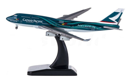 1:500 Hogan CATHAY PACIFIC BOEING 747-400 Passenger Airplane Diecast Plane Model