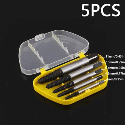 New Damaged Broken Screw Remover Extractor Drill Bits Damaged Bolts Remover Tool