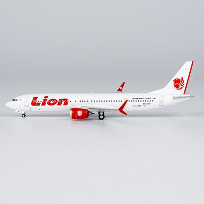 1:400 NGmodels Lion Air Boeing 737 MAX 9 Passenger Airplane Diecast Plane Model