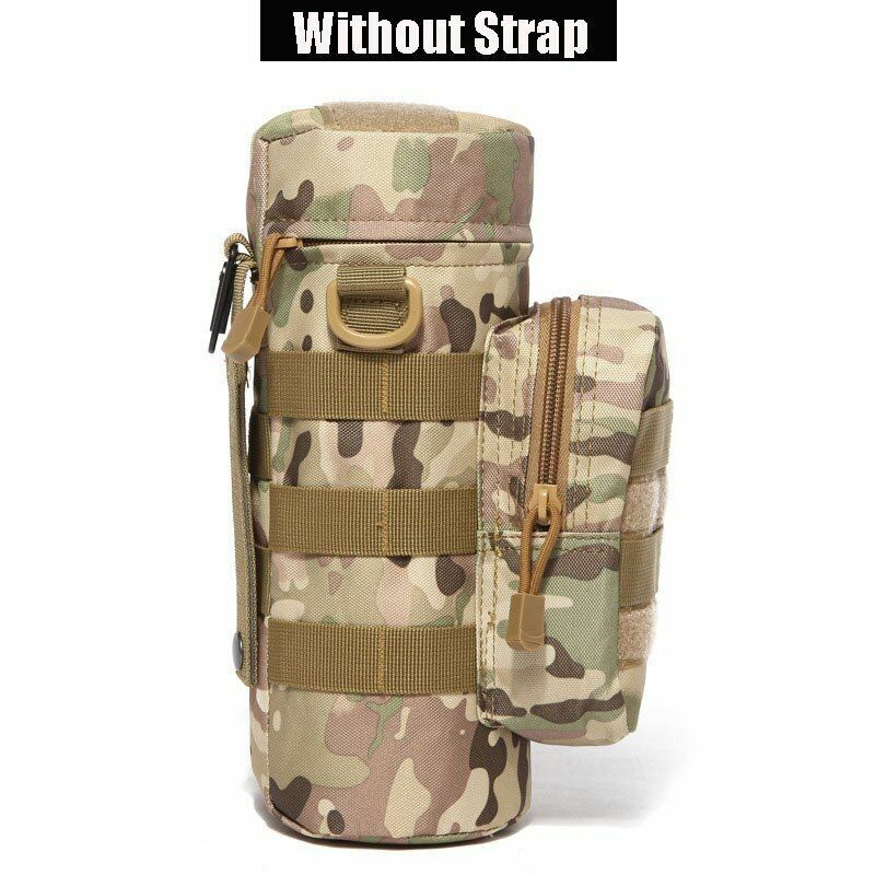 Outdoors Water Bottle Bag Tactical Climbing Camping Hiking Hunting Pouch 27*10cm