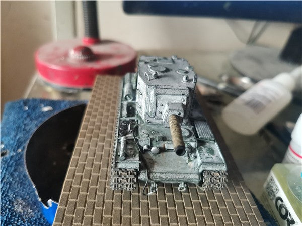 3D Printed 1/72 Soviet Kv2 Tank Finished Product