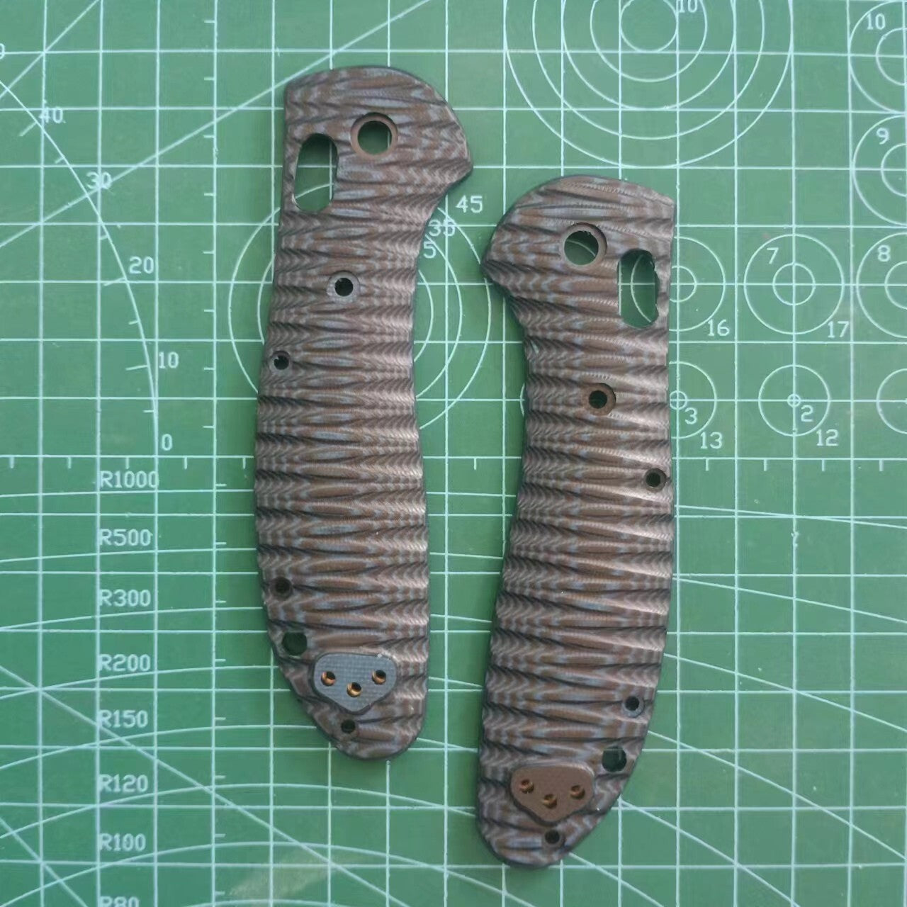 1 Pair G10 Material Handle Scales for Benchmade Griptilian 551 Folding Knife
