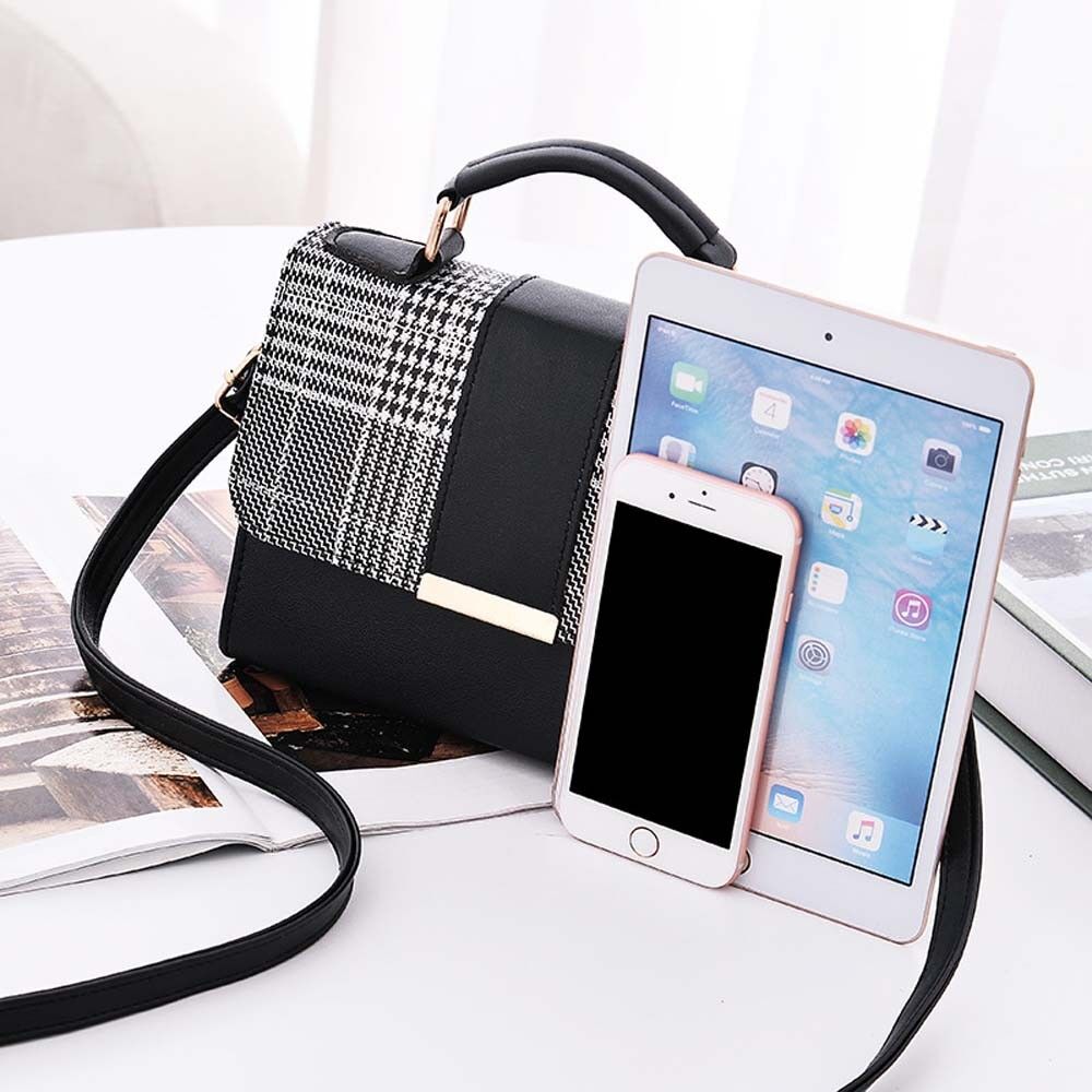 Women PU Leather Small Shoulder Bag Tote Crossbody Handbags Satchel Sling Bag