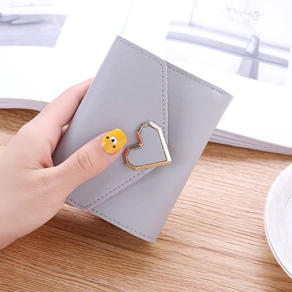Small Purse Mini Wallet Money Bag Cute Pink Business Card Holder 13.5*9.5 CM 1PC
