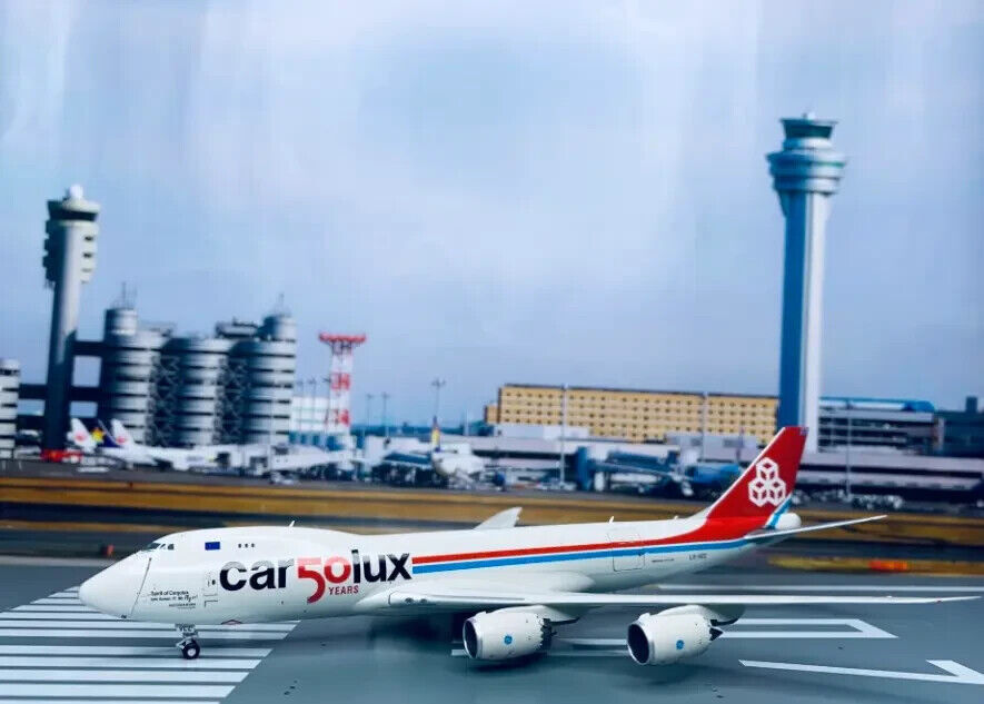 1:400 JC Wings Cargolux BOEING 747-8F Airfreighter Plane Diecast Aircraft Model