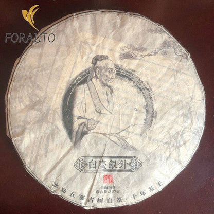 357 克云南 2010 冰岛武寨古树银针白茶蛋糕 -