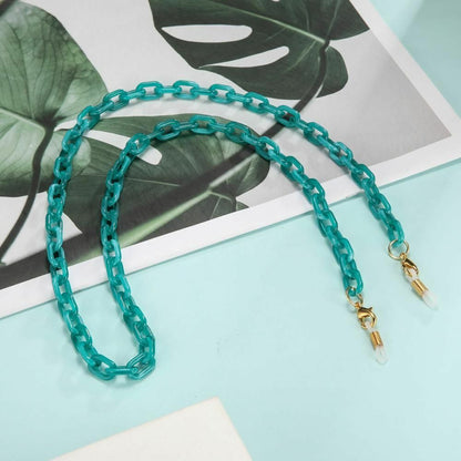 Acrylic Chain Face Mask Necklace Glasses Sunglasses Straps Women Men Neck Holder