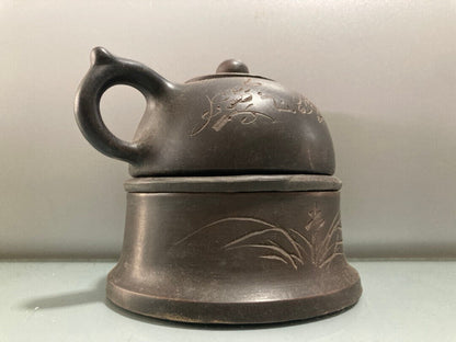 Chinese Yixing Zisha Clay Handmade Exquisite Teapot （紫砂套壶）