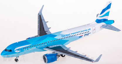 1:200 Herpa BRITISH AIRWAYS AIRBUS A320 PassengerAirplane ABS Plastic Model