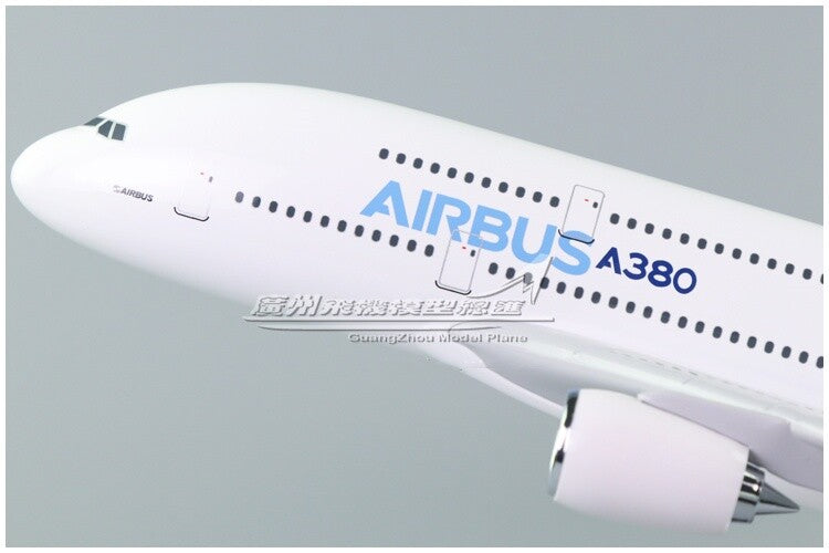 45CM 1:160 AIRBUS A380 F-WWOW Passenger Airplane Resin Aircraft Plane Model