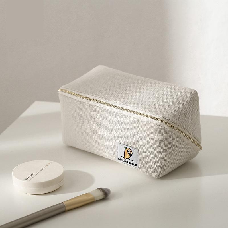 High Quality Cosmetic Bag Fashion Makeup Bag PVC Waterproof Cotton 10*10 CM Zipp