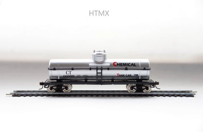 HO Type 1/87 Train Model Railway Train Model Toy Oil Tanker Transport Vehicle