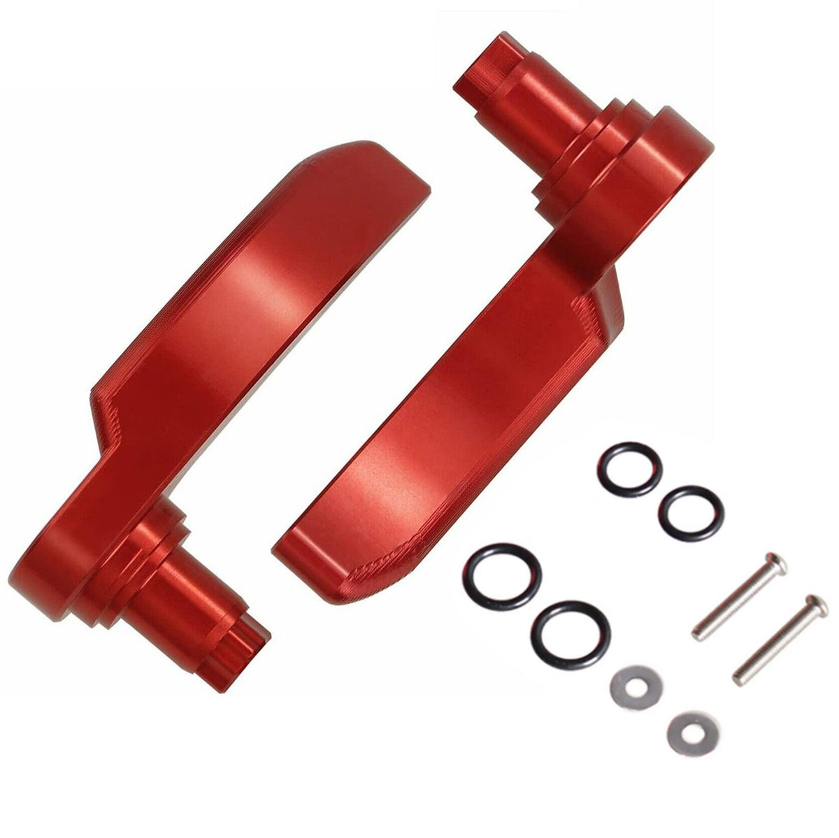 Red Motorcycle Saddlebag Latch Lever Lid Lifter For CVO Road Glide Ultra FLTRUSE