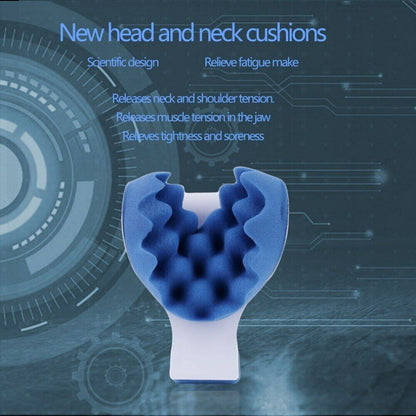 1Pc Massage Pillow Neck Support Tensity Reliever Neck Support Pillow Health Care