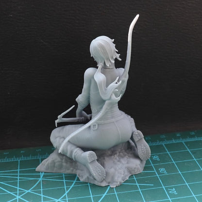1/24 resin figures model Injured Laura Unassembled unpainted