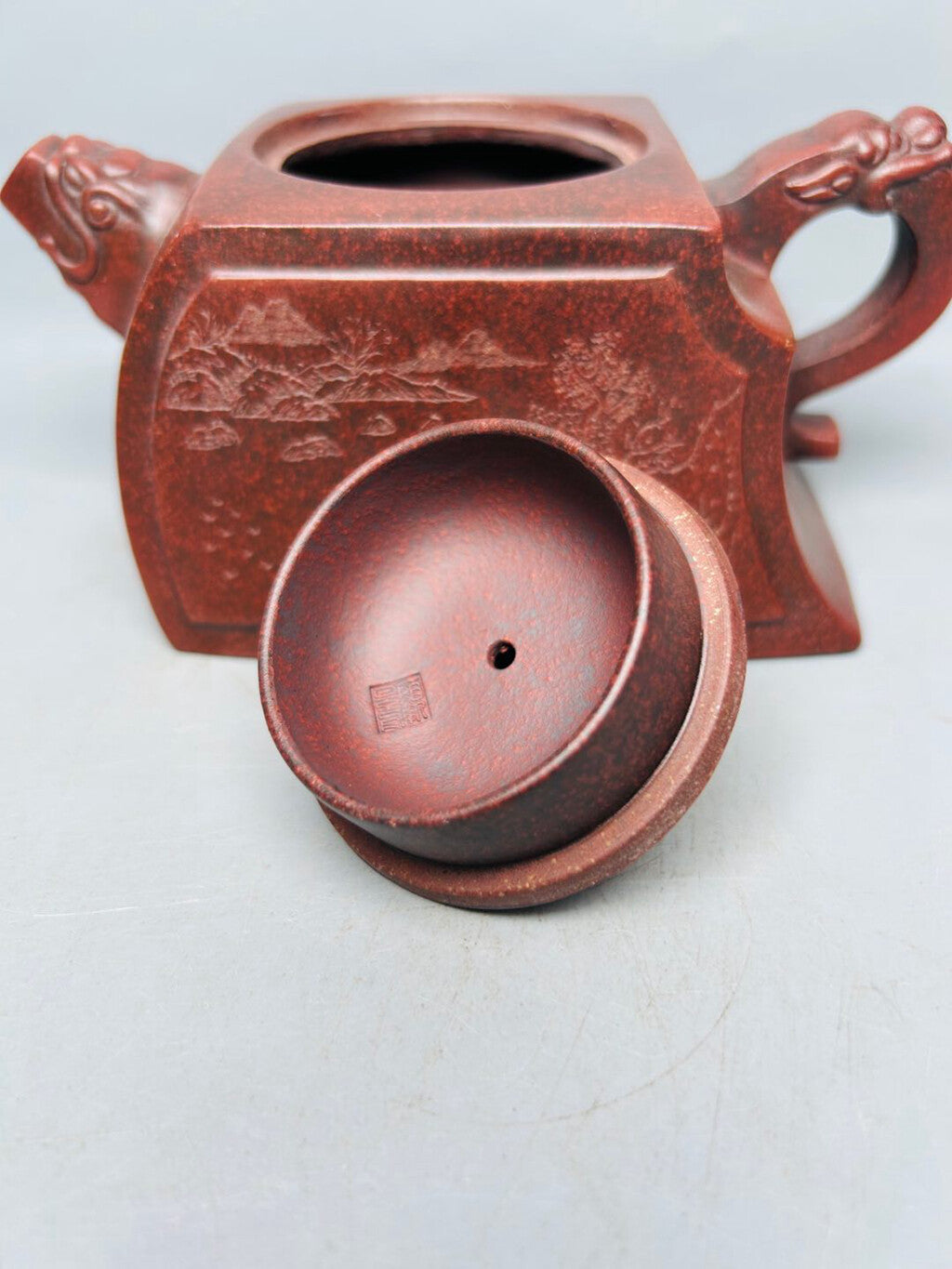 Chinese Yixing Zisha Clay Handmade Exquisite Dragon Teapot