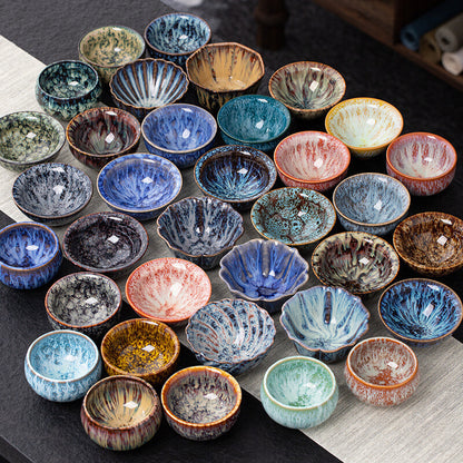 Tea Cup Ceramic Kungfu Teacup Chinese Jianzhan Traditional Ceramic Art Best Gift