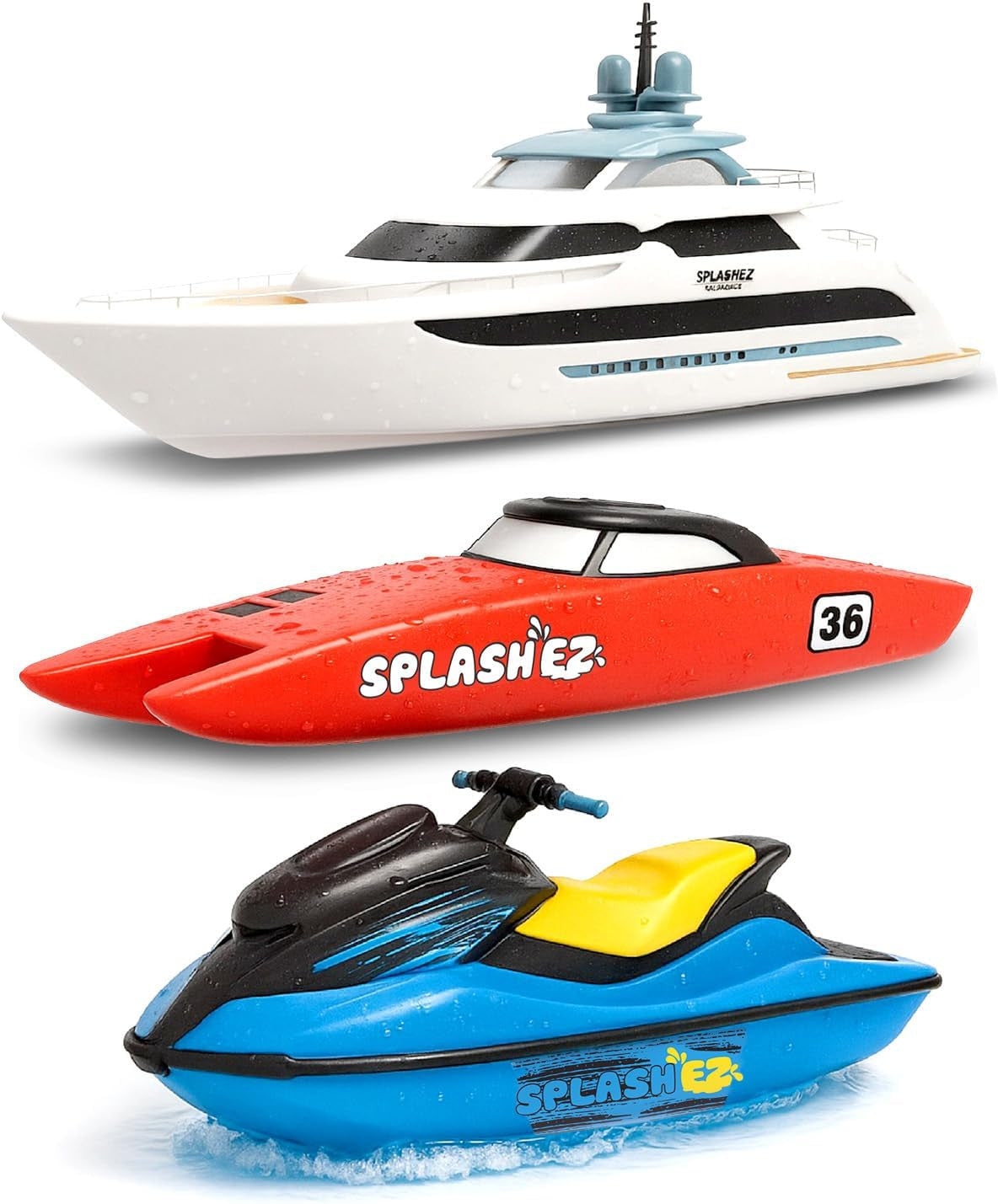 Bath Toy Boats for Toddlers, Mold Free Boat Bath Toys for Kids & Toddlers, No Ho