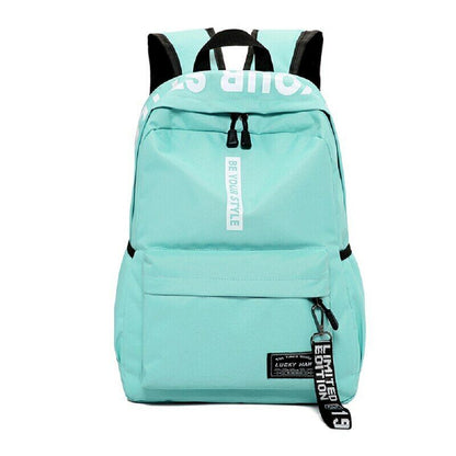 Teenagers School Backpack Girl Men Women Shoulder Bag