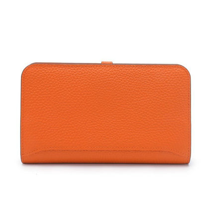 Genuine Leather Passport Cover Unisex Organizer Wallet Long Purse Hasp Money Bag