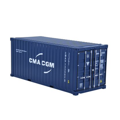 1:50 CMA CGM 20GP Metal Shipping Container Model Toy Home Office Decor Gift