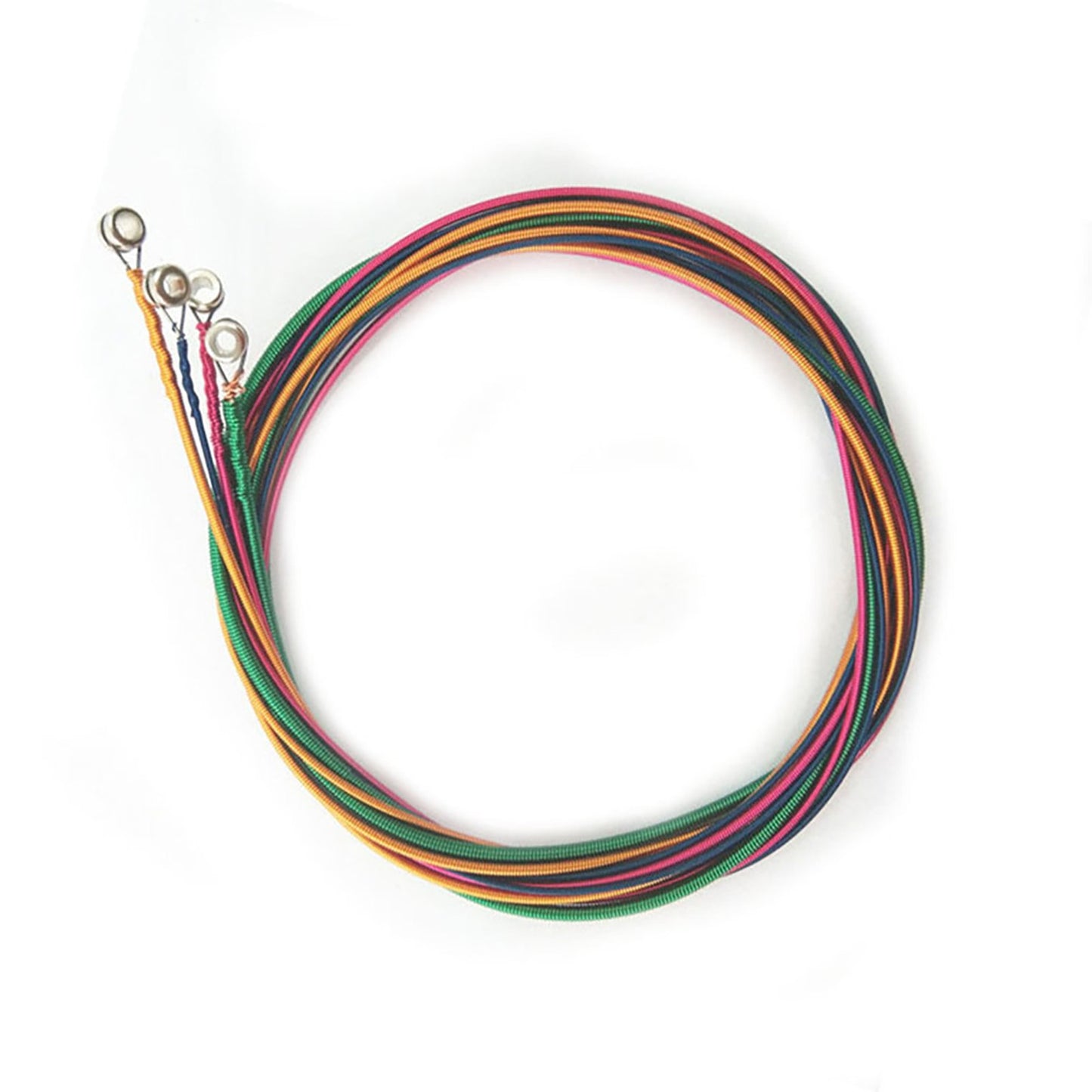 4PCS Steel + Nickel Alloy Electric Bass Strings Four Color Bass Guitar String