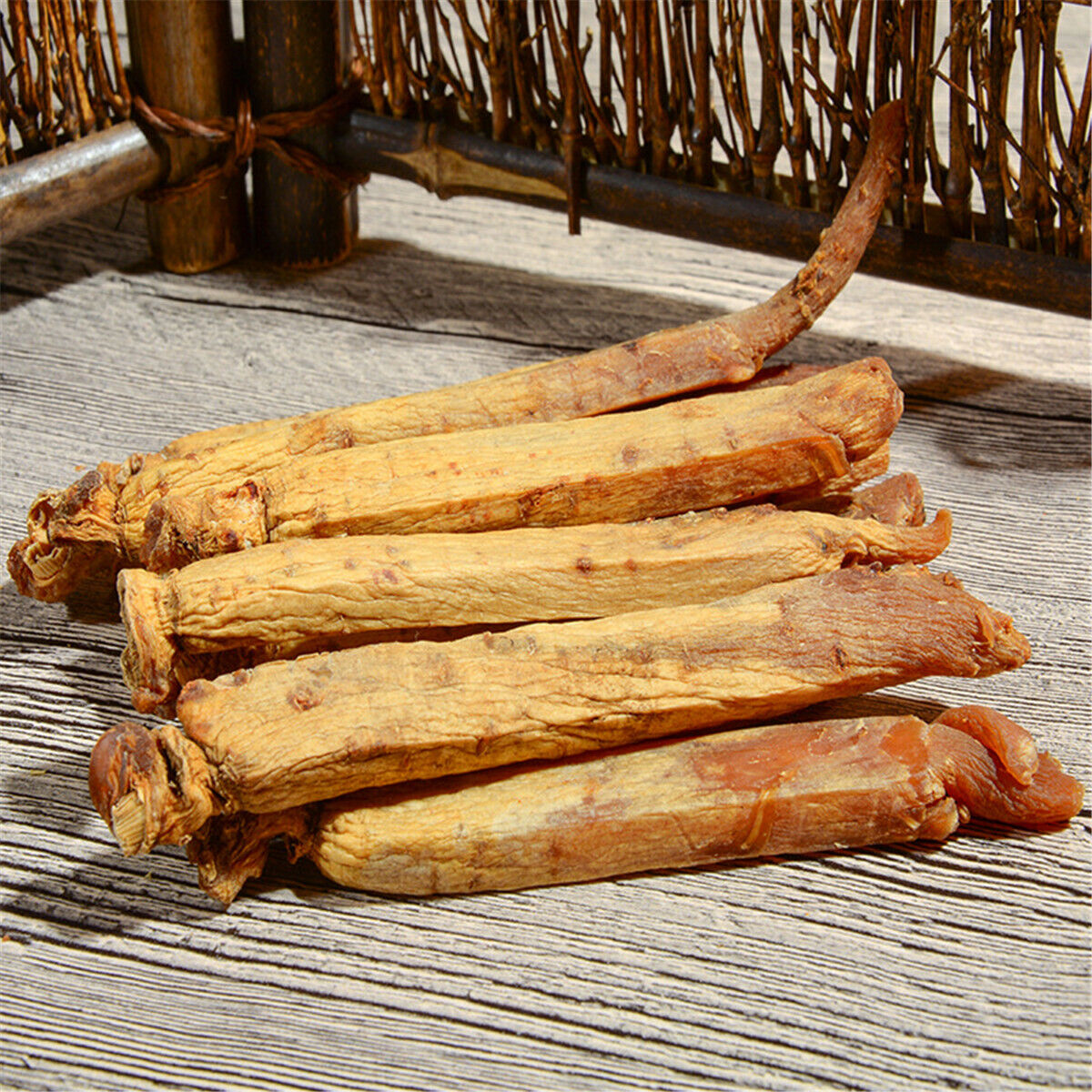 Ginseng Root 6 Years Korean Dry Red Ginseng Health Food Herbal Tea Organic Herbs