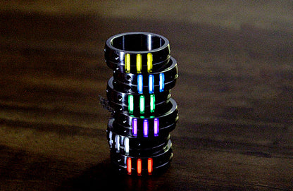 New TC4 Titanium Alloy Finger Ring Men Women Finger Ring Gift