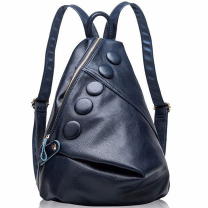 New Designer Backpack 100% Genuine Leather Women's Backpack Travel Bag Rucksack
