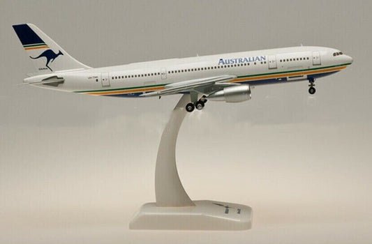 1:200 Hogan Australian Ansett AIRBUS A300 Passenger Airplane ABS Plastic Model
