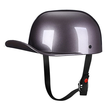 Baseball Helmet DOT Chopper Scooter Cap Motorcycle Vintage Helmet Cruiser Half