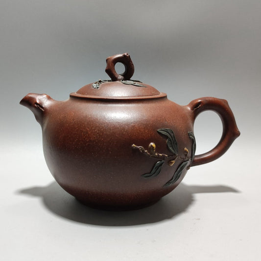 Vintage Chinese Yixing Purple Clay Teapot Zisha Ceremony Fashion Gift Teaware