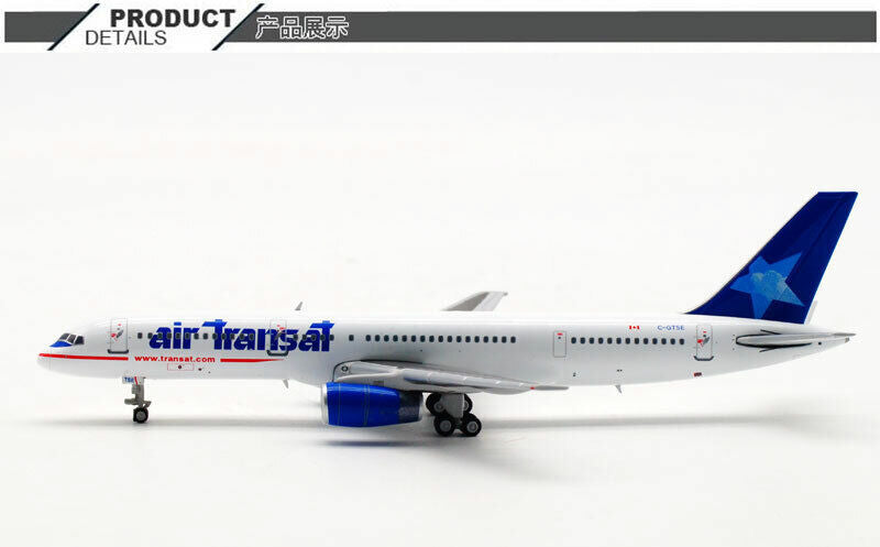 1:400 JC WINGS Air Transat BOEING 757-200 Passenger Plane Diecast Aircraft Model