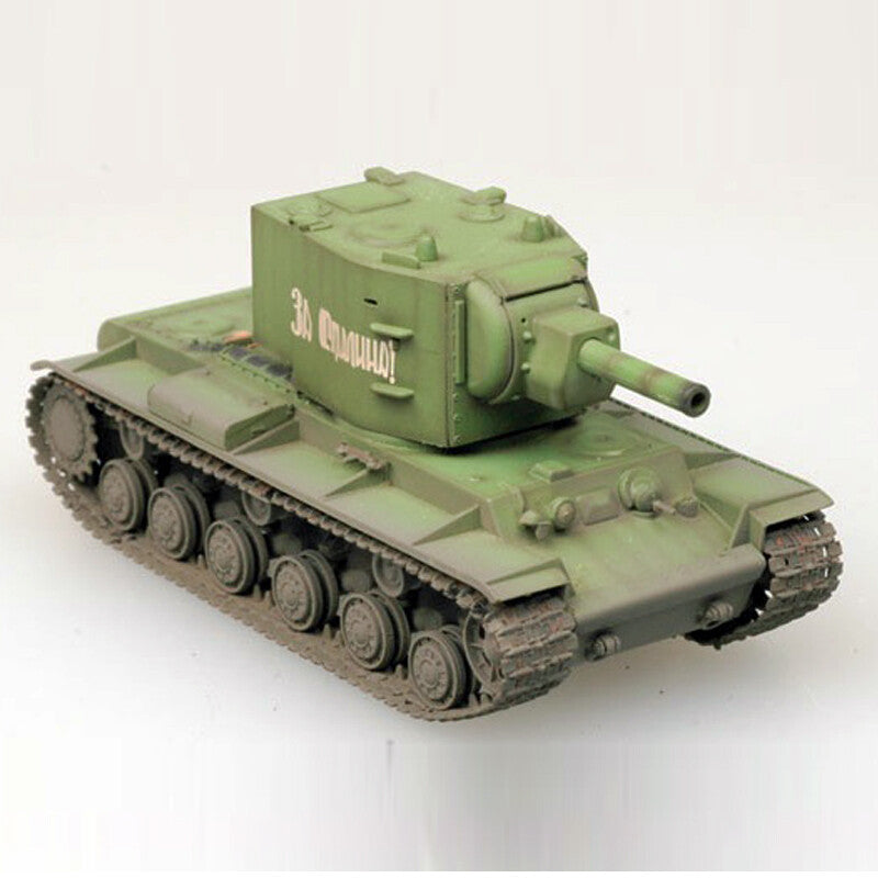 WWII Soviet Union KV-2 heavy tank Russian Green painted 1/72 finished Easy Model
