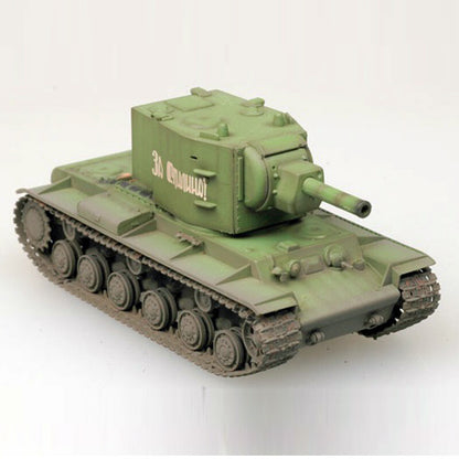 WWII Soviet Union KV-2 heavy tank Russian Green painted 1/72 finished Easy Model