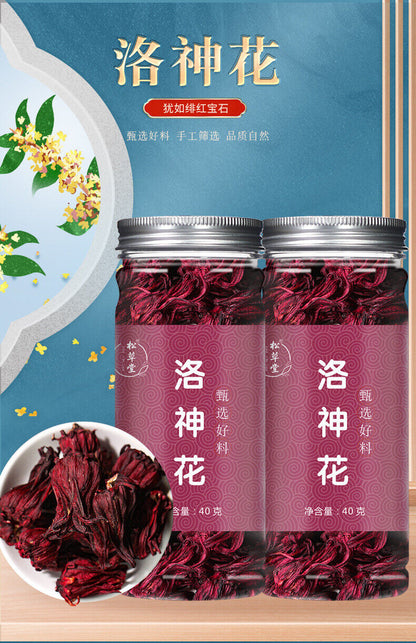 80g Rosehip and Hibiscus Flower Tea with Dried Roses In Tin Can 40g*2